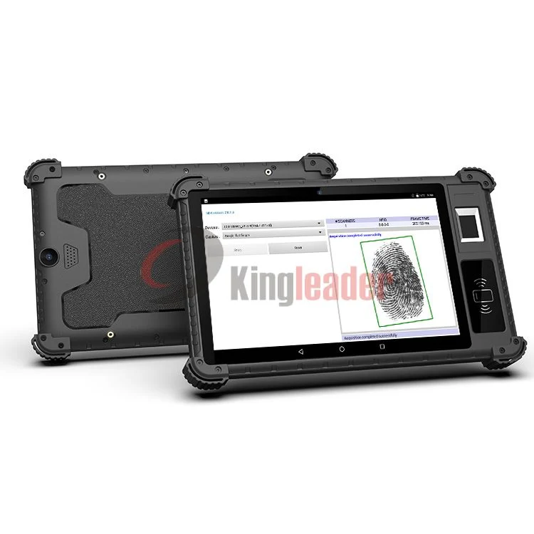 OEM 8inch Rugged 4G Android 10 Tablets PC, Water-Proof IP68 Tablets with Mtk6761 Quad-Core CPU, Big Fingerprint, NFC, WiFi, Bluetooth, GPS, Dual SIM-Card (F817)