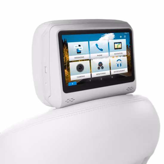 Monitor de assento traseiro de carro, 10.1 polegadas, 11.6 polegadas, 4g, wi-fi, android, sistema de entretenimento, encosto de cabeça, carro, veículo, tablet, pc