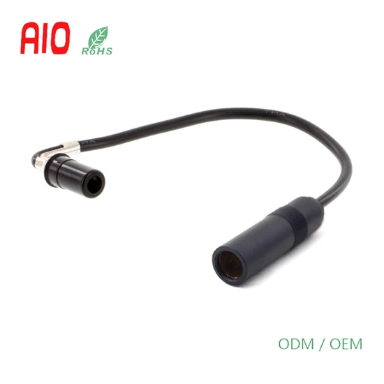 Conjunto de cabo adaptador de antena de conector RF certificado ISO9001 RoHS personalizado popular para infoentretenimento